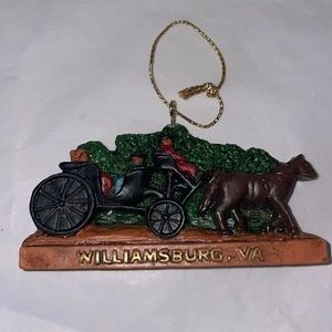 Vintage Williamsburg Horse N Buggy Ornament!